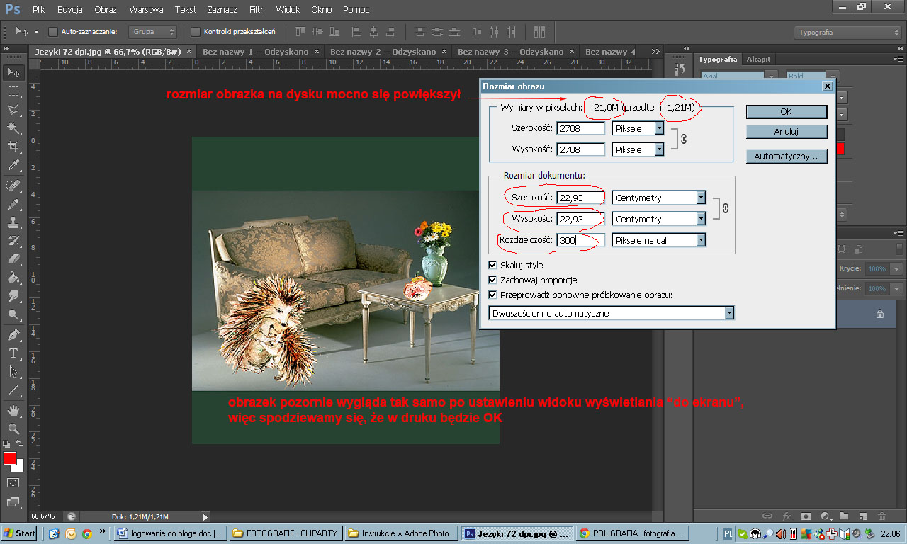Jak Przygotowac Zdjecie 72 Dpi Do Druku Bez Utraty Jakosci Obrazu Poligrafia I Fotografia